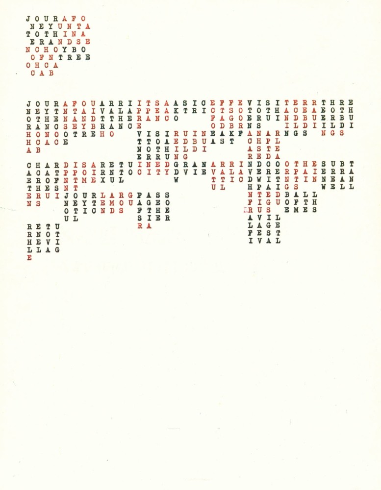 Work by Carl Andre